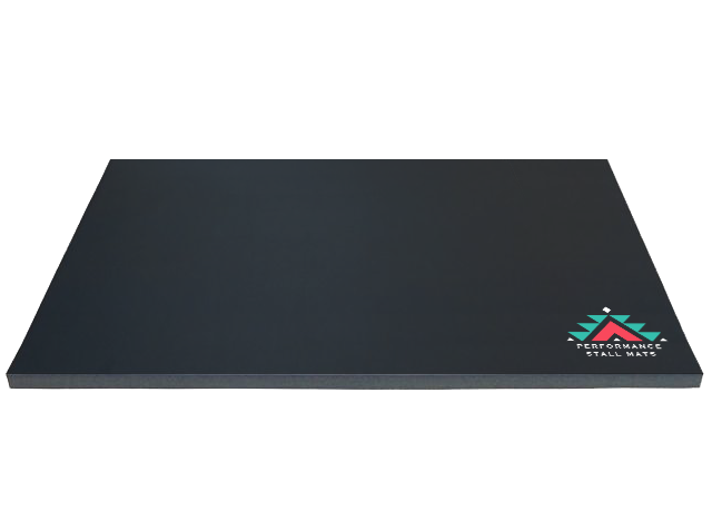 Portable Stall Mat Black 6x9