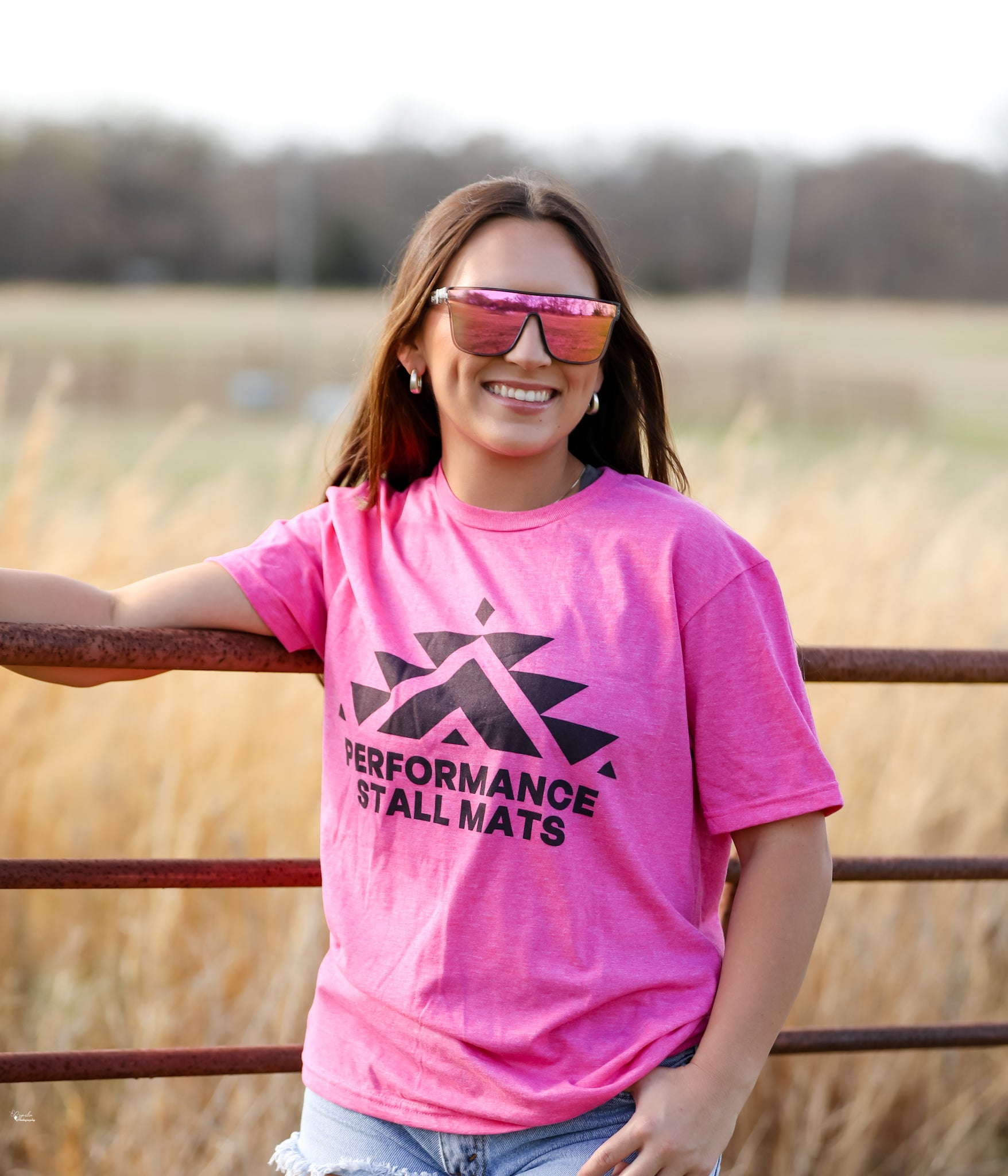 Performance Stall Mats T-Shirt Pink
