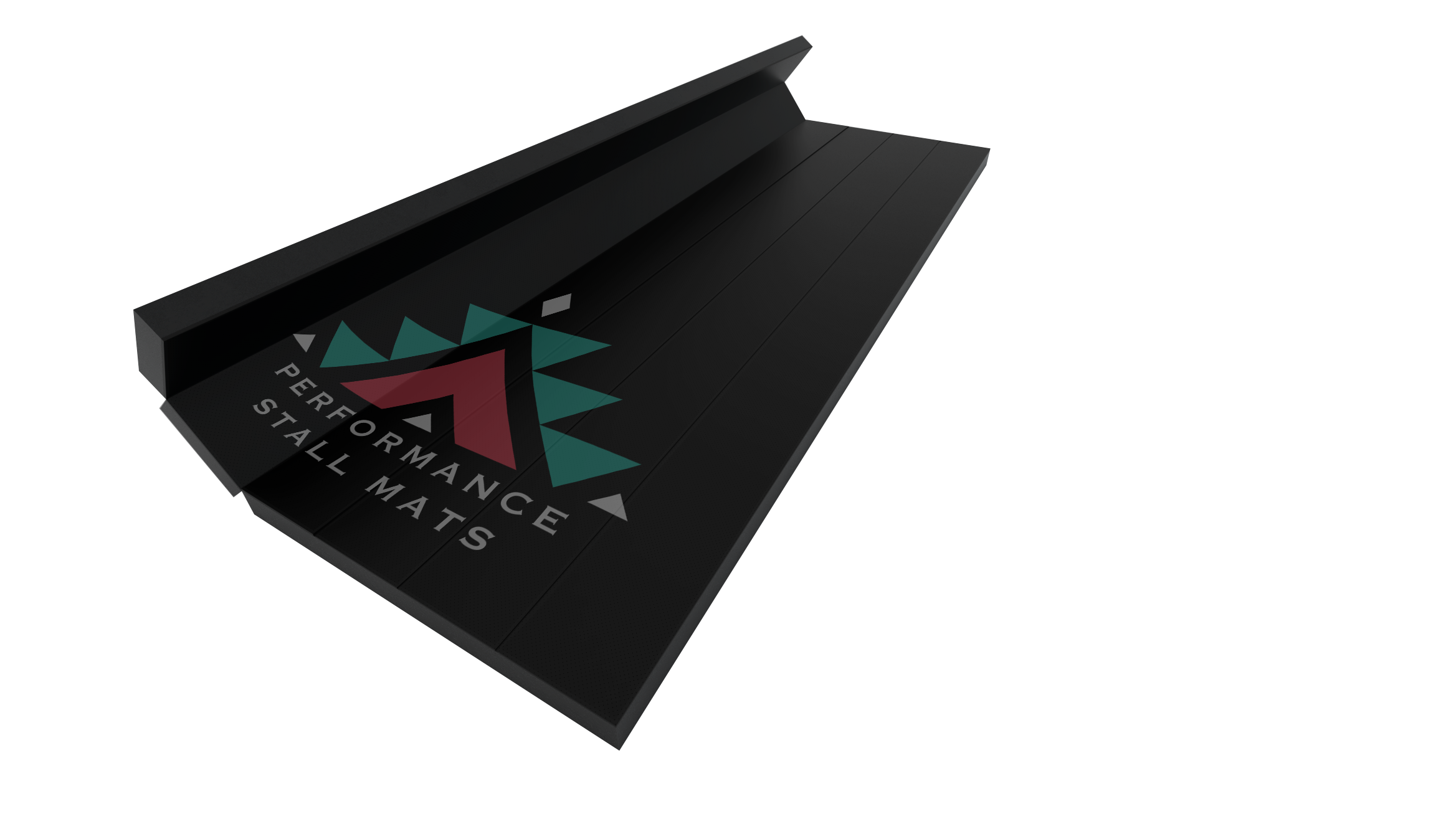 Livestock Fitting Stand Mat 51x23 – Roll-up non-slip mat for grooming and fitting stands