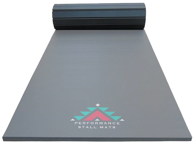 Portable 6x9ft Grey Stall Mat