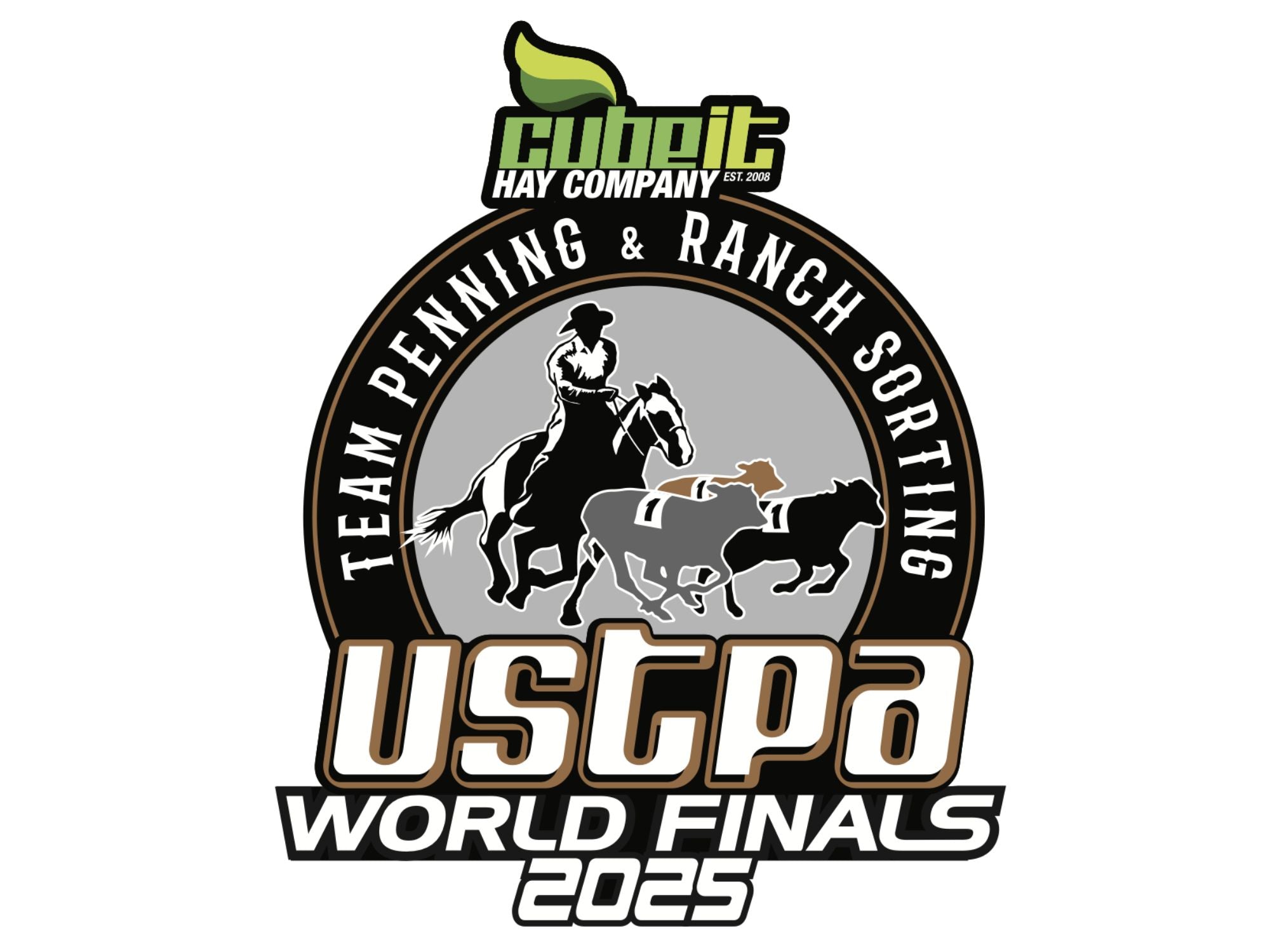 6x9 USTPA WORLD FINALS Portable Stall Mat Black