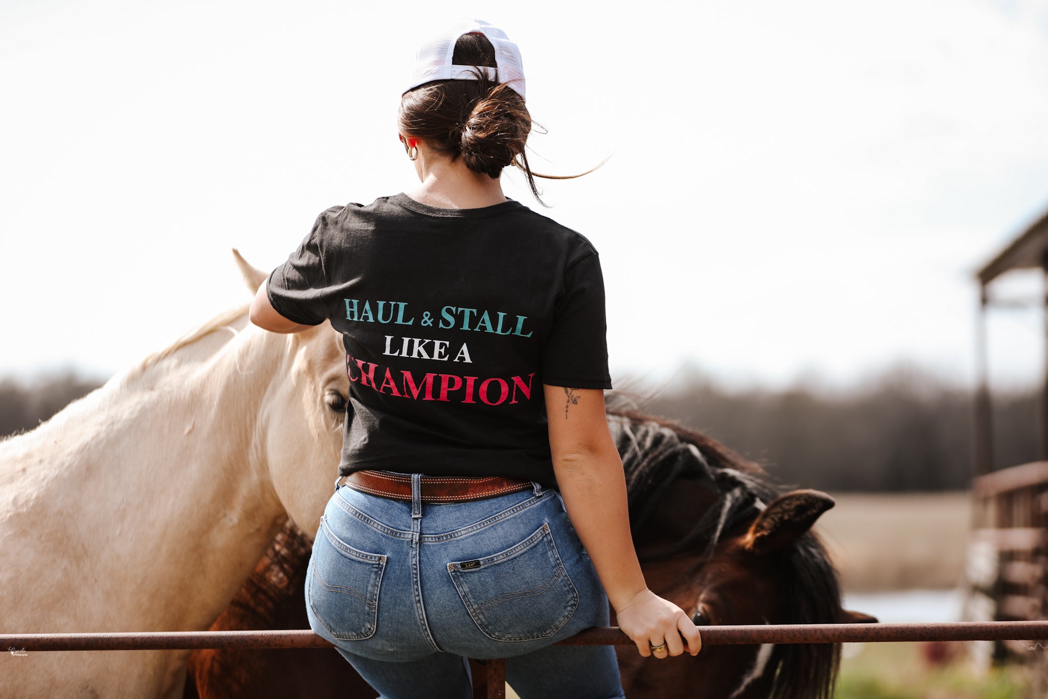 Unisex Haul and Stall T-Shirt Black