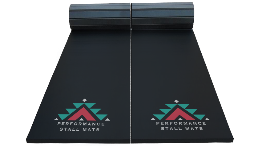 Stall Mat Kit - Black, (2)3x9ft Rolls