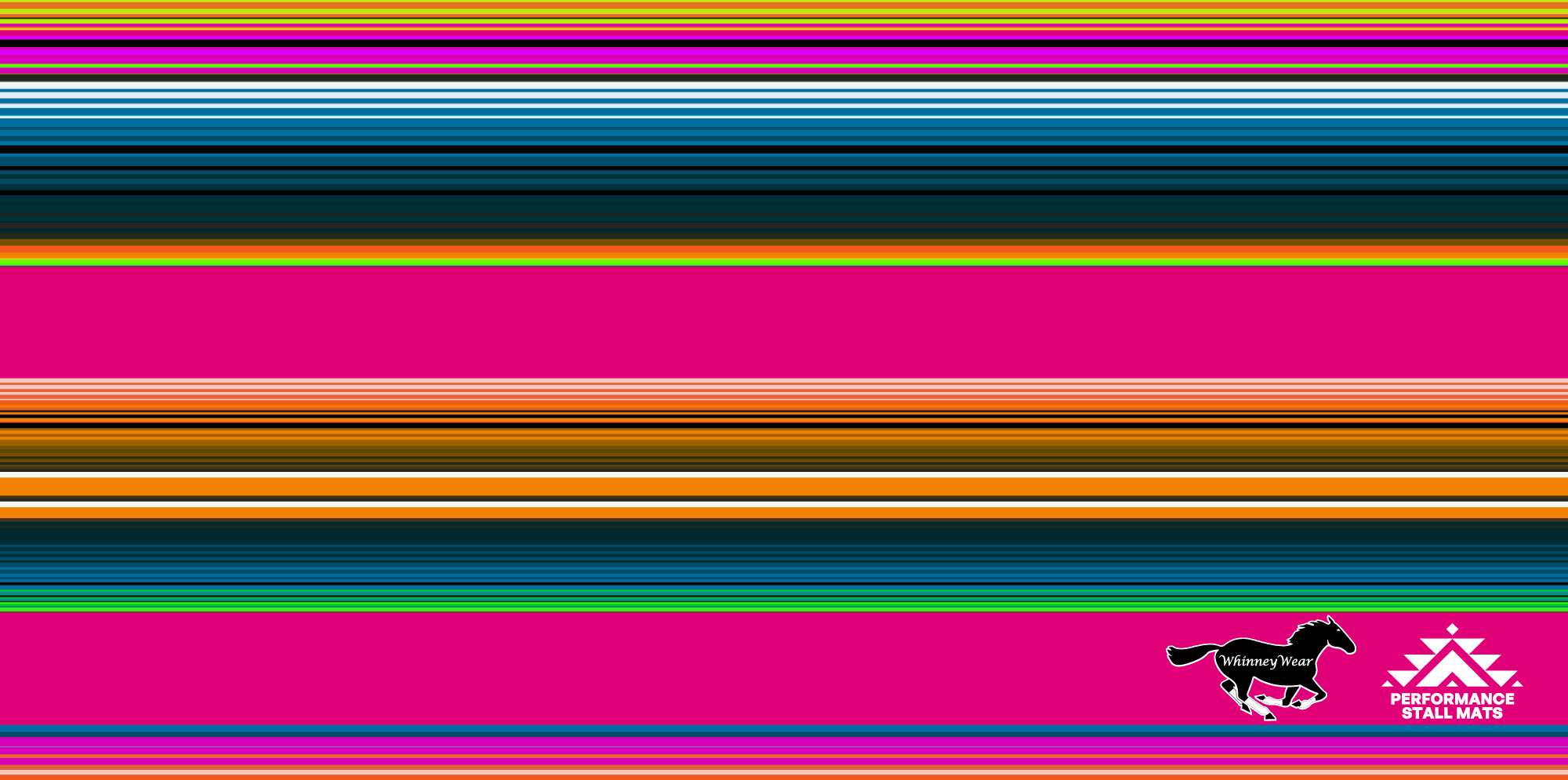 PRE ORDER Portable Stall Mat Neon Vaquero-5x10