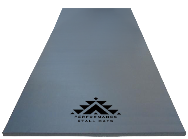 Portable Stall Mat Charcoal Grey 5x10 with BLK logo