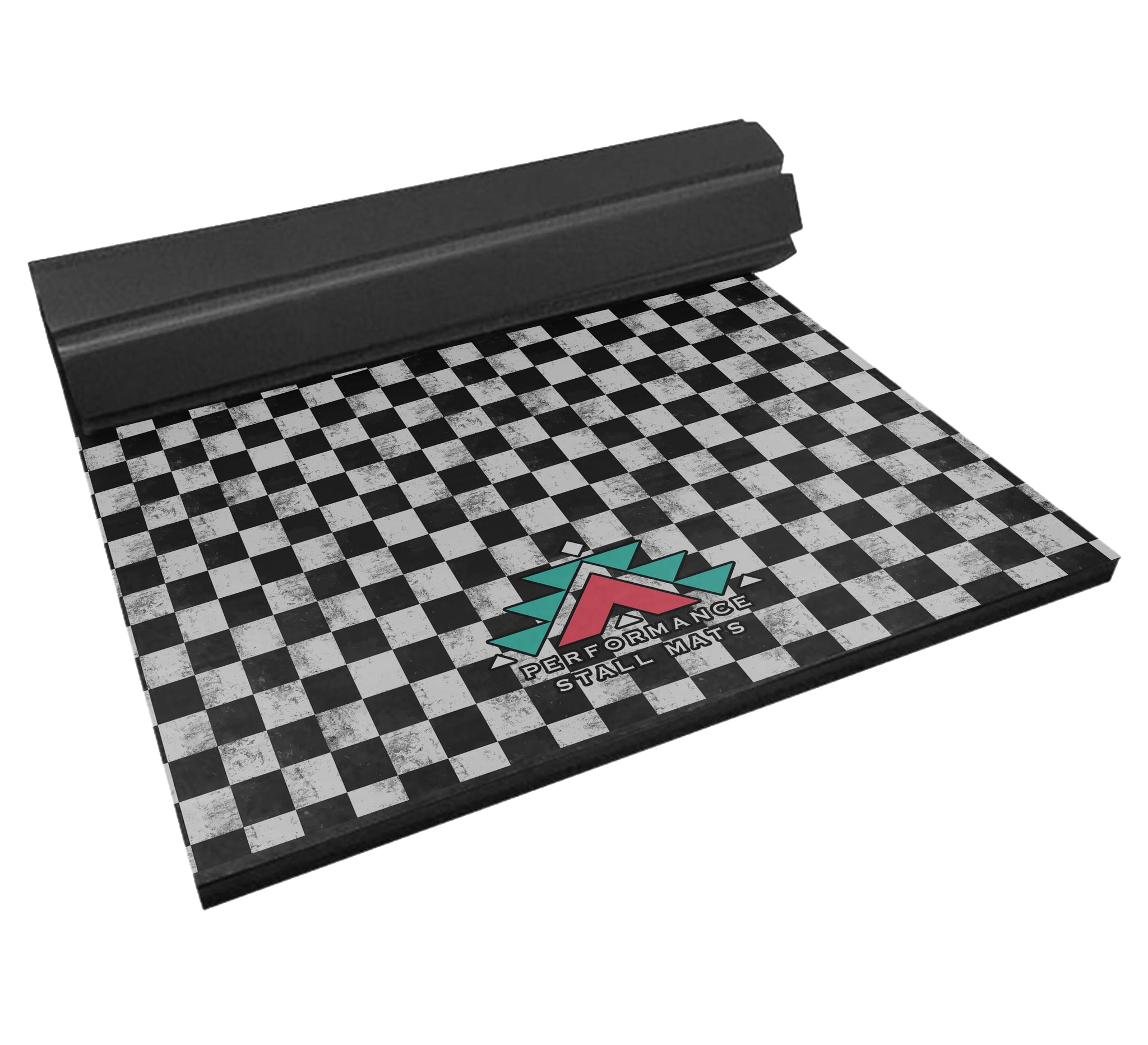 PRE ORDER Portable Stall Mat Checkered Design 5x10