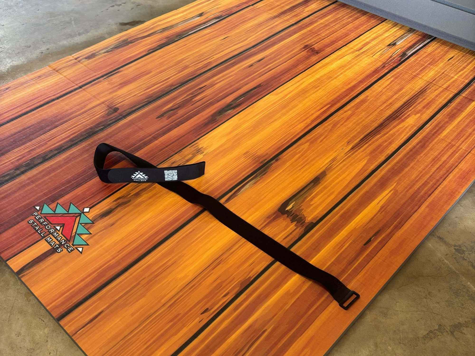 Performance Stall Mats Wood Grain Design 5 by 10 Mat